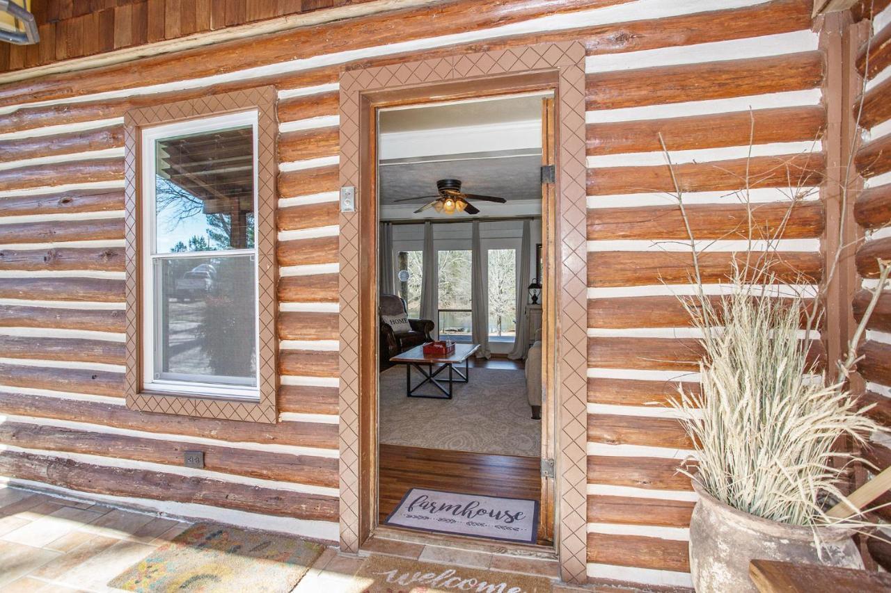 Refuge Ranch Retreat Log Cabin Lake 53+ Acres Locust Grove Buitenkant foto