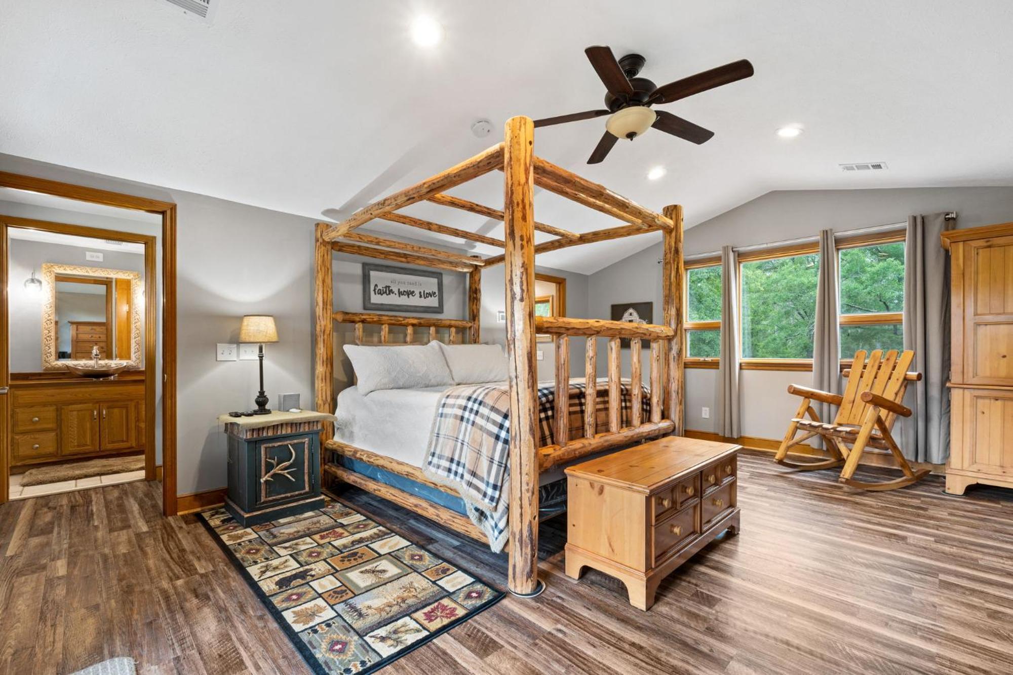 Refuge Ranch Retreat Log Cabin Lake 53+ Acres Locust Grove Buitenkant foto
